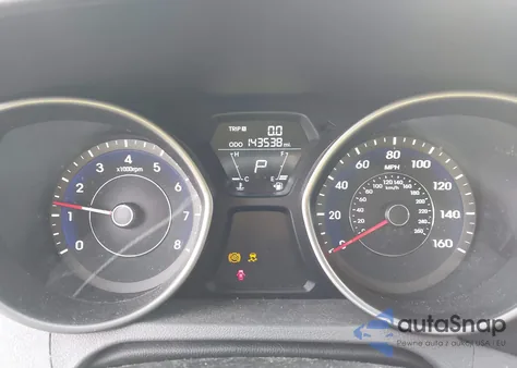 2013 Hyundai Elantra Gls z USA, uszkodzony, nr VIN 5NPDH4AE3DH420761